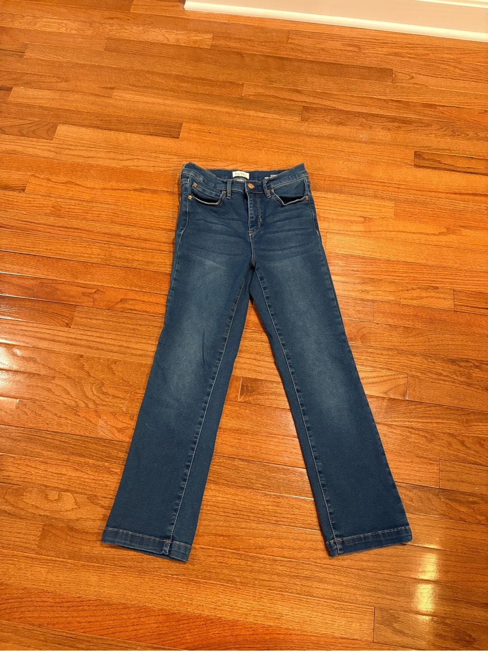 Nicole Miller Boot Cut Jeans in Dark Blue